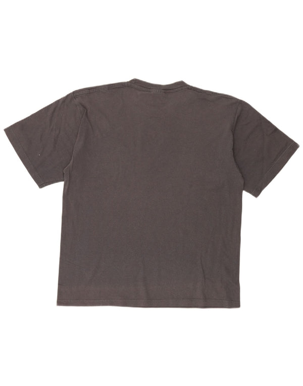 Ανδρικό γραφικό T-Shirt Champion Top Larg γκρι βαμβακερό