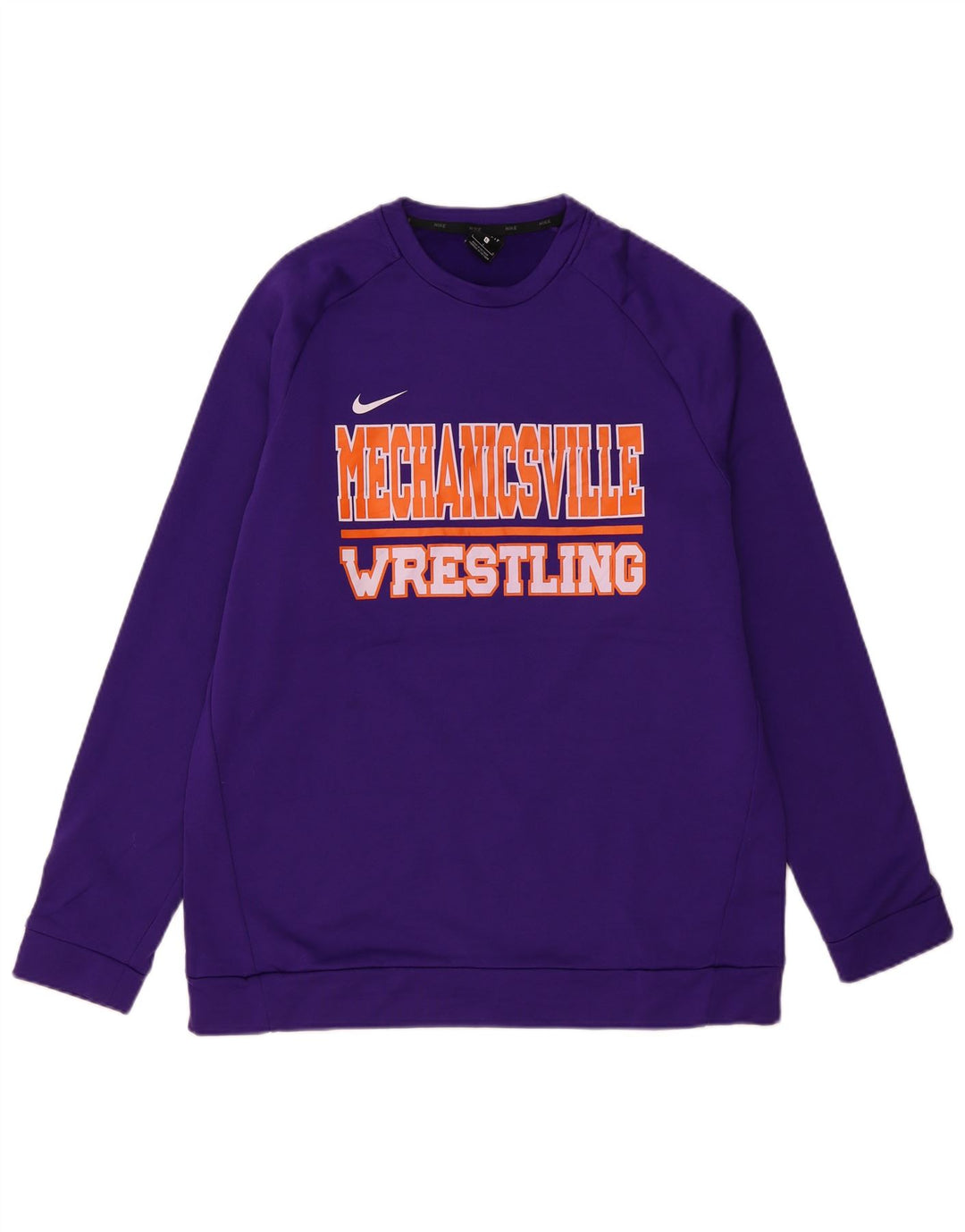 Ανδρικό γραφικό φούτερ NIKE Menchville Wrestling Jumper Large Purple
