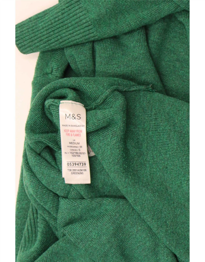 Marks & Spencer Γυναικείο πουλόβερ με λαιμό χελώνα UK 14 Medium Green