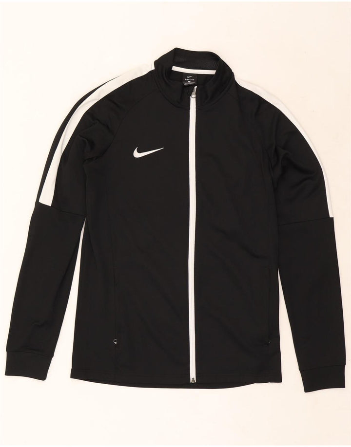 Ανδρική φόρμα Nike Dri Fit Μπουφάν μεσαίου μαύρου χρώματος πολυεστέρας