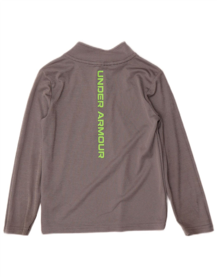 Under Armour Boys Graphic πουλόβερ αθλητική φόρμα 5-6 ετών γκρι ριγέ