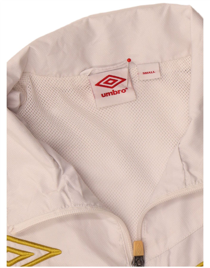 Ανδρική φόρμα γυμναστικής γραφική Umbro Μπουφάν με μικρό λευκό χρώμα πολυεστέρα