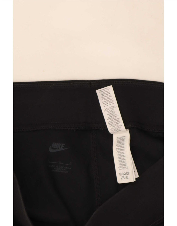 Γυναικείο κολάν Nike Crop UK 14 Large μαύρο βαμβακερό