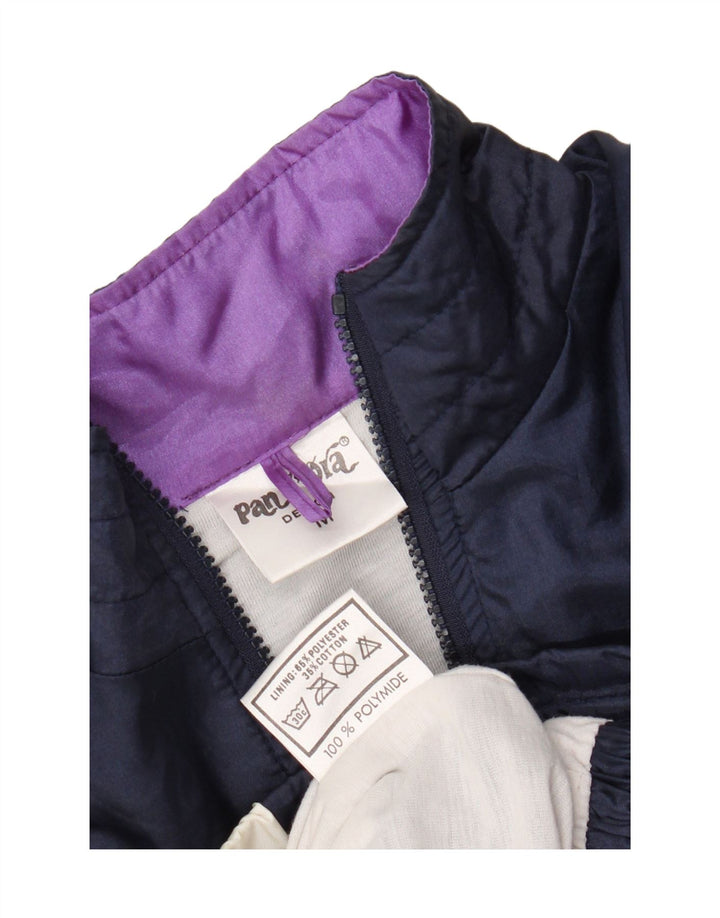 Ολόσωμη ανδρική φόρμα Pandora Medium Navy Blue Colorblock Polyamide Retro