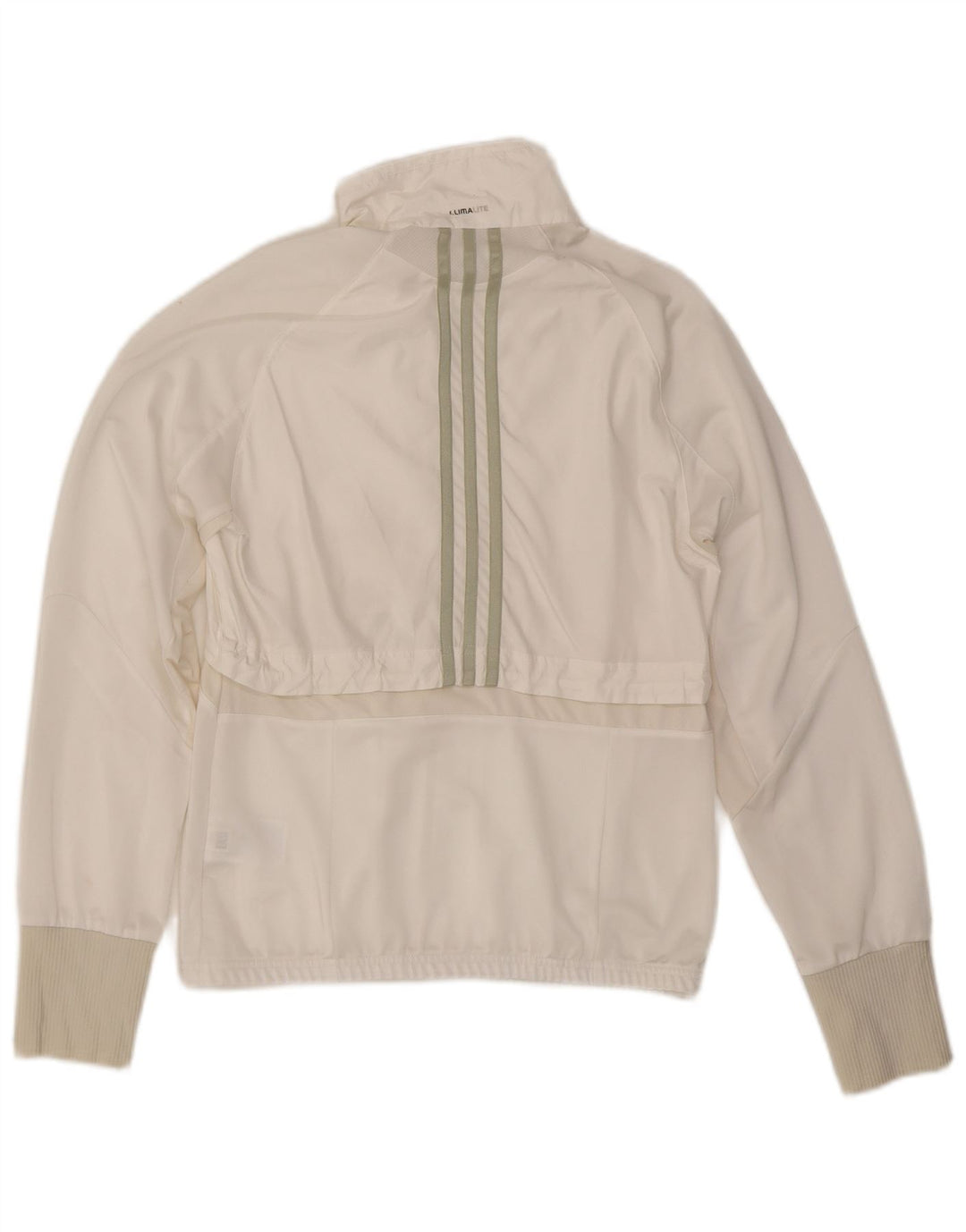 Γυναικεία φόρμα ADIDAS Clima 365 Top Jacket UK 10 Small White Polyester
