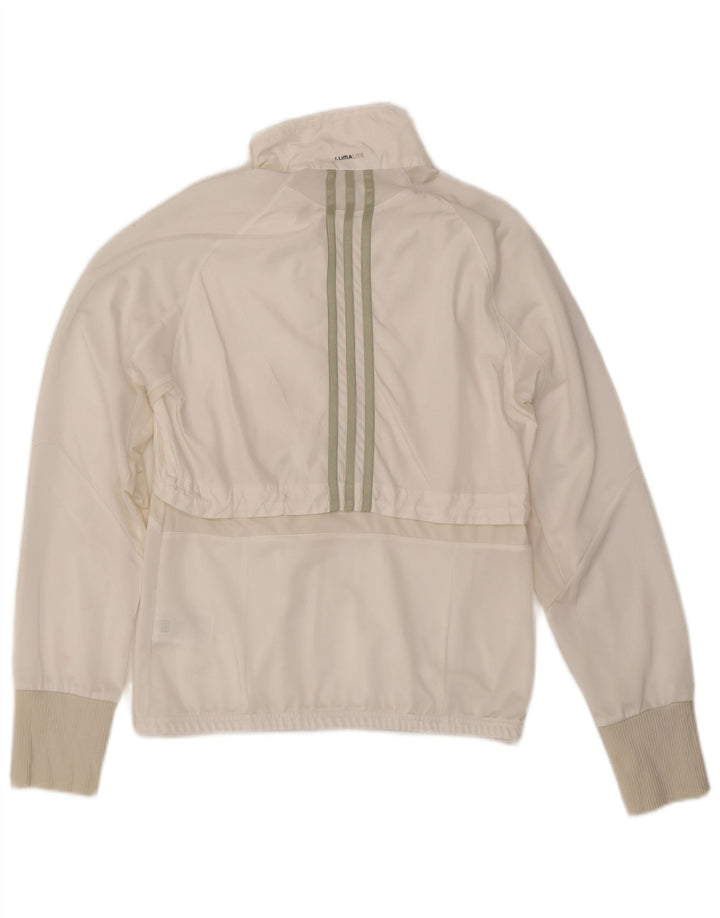 Γυναικεία φόρμα ADIDAS Clima 365 Top Jacket UK 10 Small White Polyester
