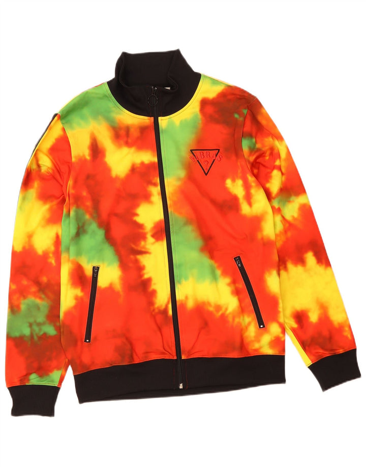 Ανδρική φόρμα Guess Top Jacket Μεσαίο πολύχρωμο Tie Dye Polyester
