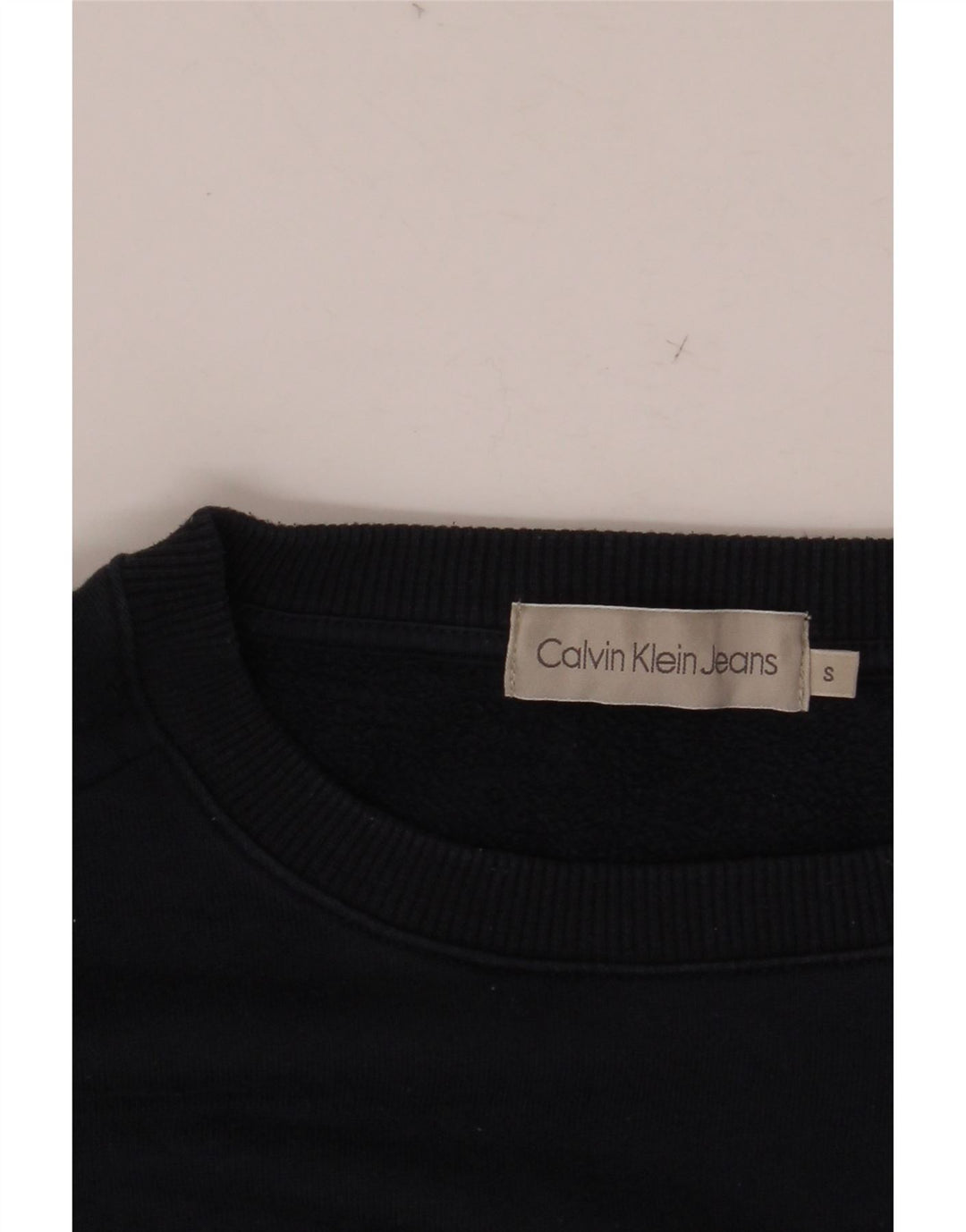 CALVIN KLEIN JEANS Ανδρικό γραφικό φούτερ Jumper Small Navy Blue