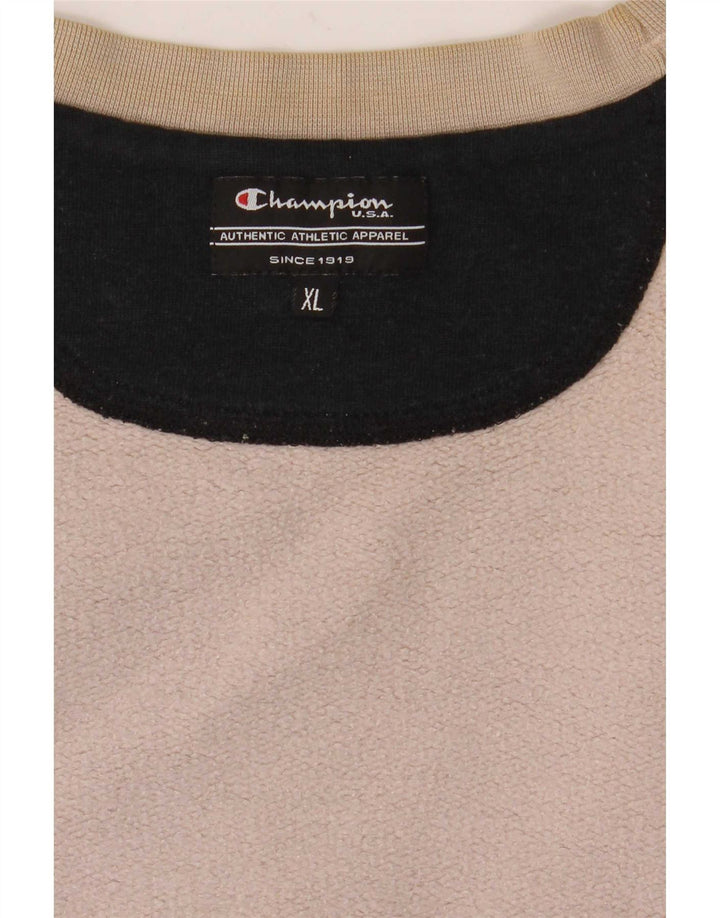 Ανδρικό γραφικό φούτερ Champion Jumper XL Beige