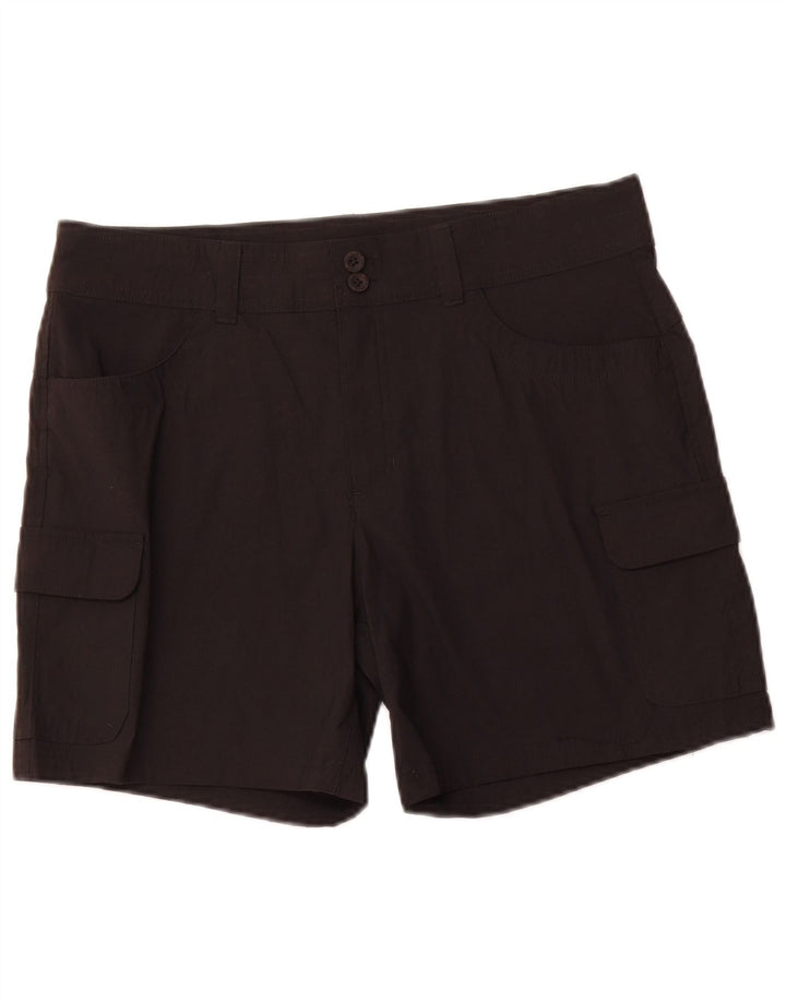EDDIE BAUER Γυναικείο Σορτς Cargo US 12 Large W34 Μαύρο