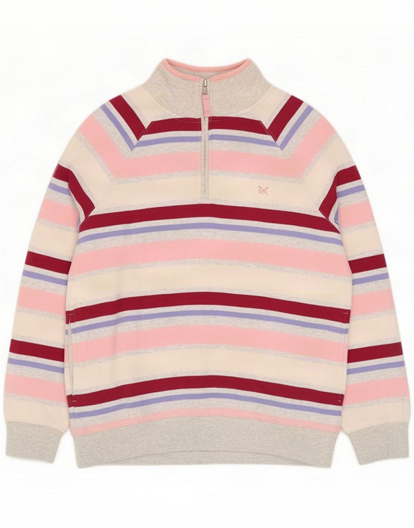 Crew Clothing Γυναικεία φούτερ Jumper UK 14 Μεγάλη πολύχρωμη ριγέ