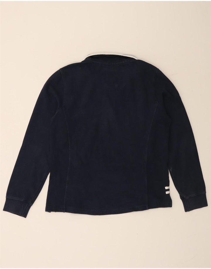 CREW CLOTHING Γυναικεία φούτερ με φερμουάρ Jumper UK 16 Large Navy Blue