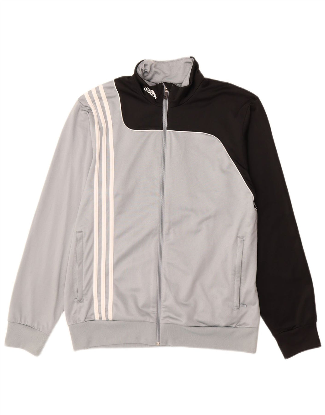 Ανδρική φόρμα Adidas Top Jacket UK 40/42 Medium Grey Colorblock Polyester