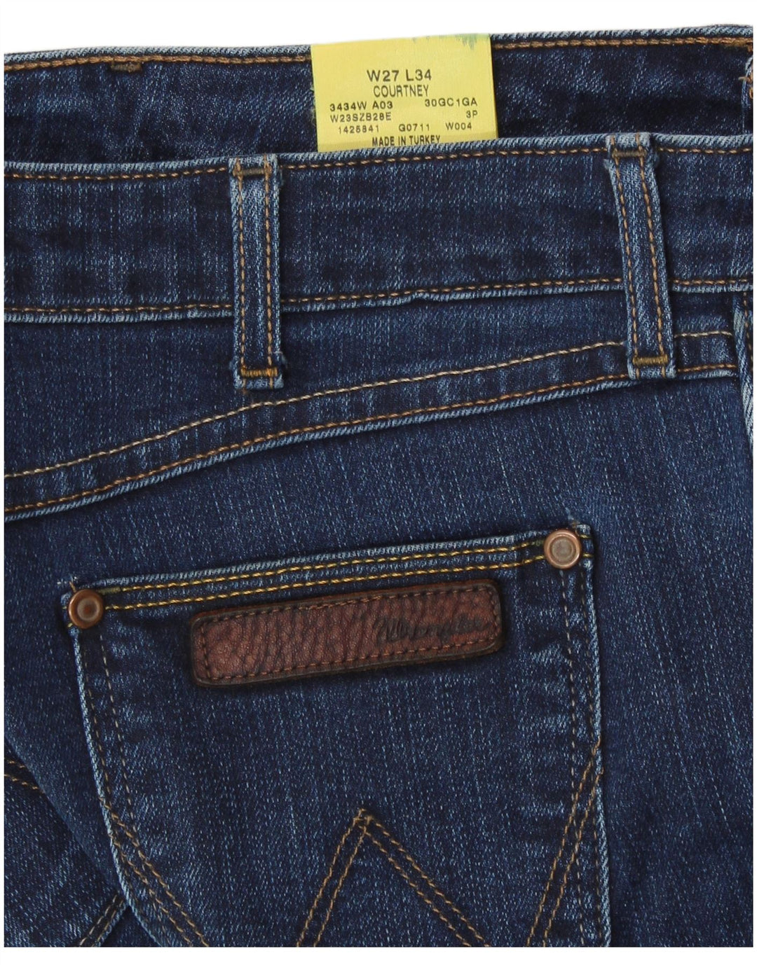 WRANGLER Γυναικείο Slim Jeans W27 L31 Μπλε Βαμβακερό