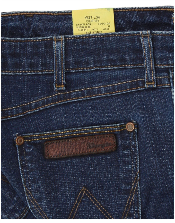 WRANGLER Γυναικείο Slim Jeans W27 L31 Μπλε Βαμβακερό