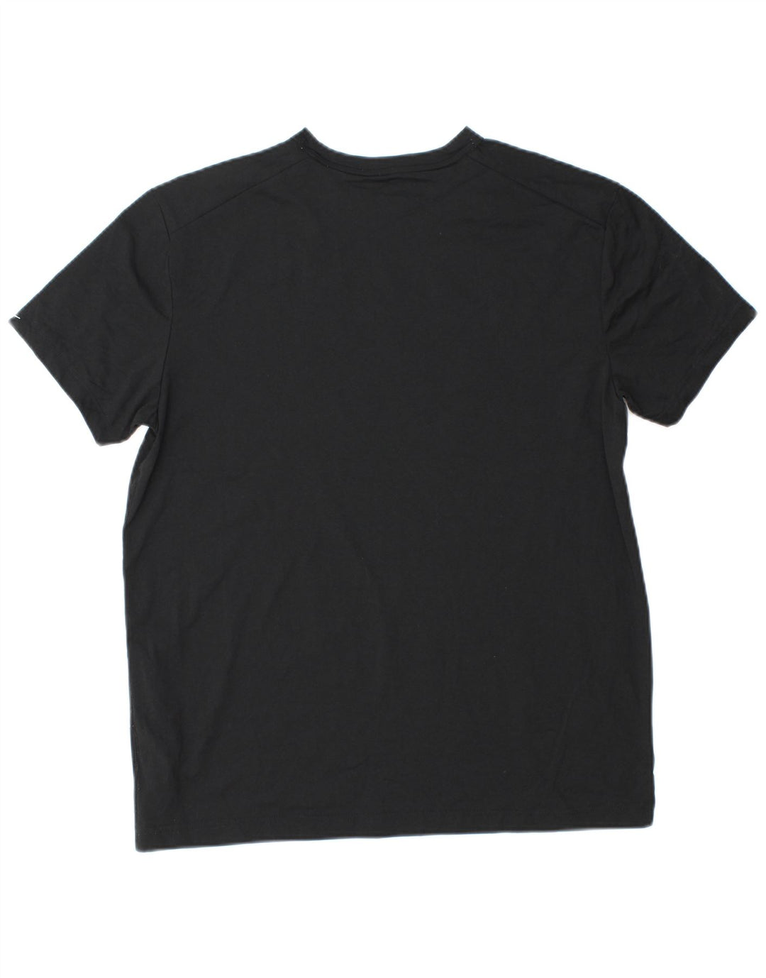 Ανδρικό γραφικό T-Shirt NIKE Dri Fit Τοπ μεσαίου μαύρου πολυεστέρα