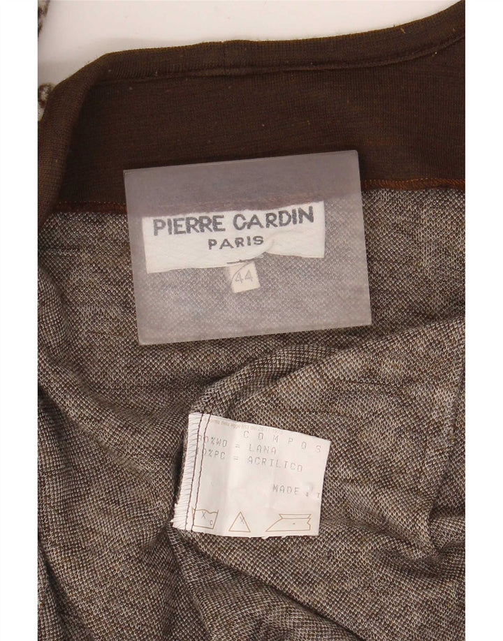 Pierre Cardin Γυναικείο Gilet IT 44 Μαλλί Animal Print Medium καφέ