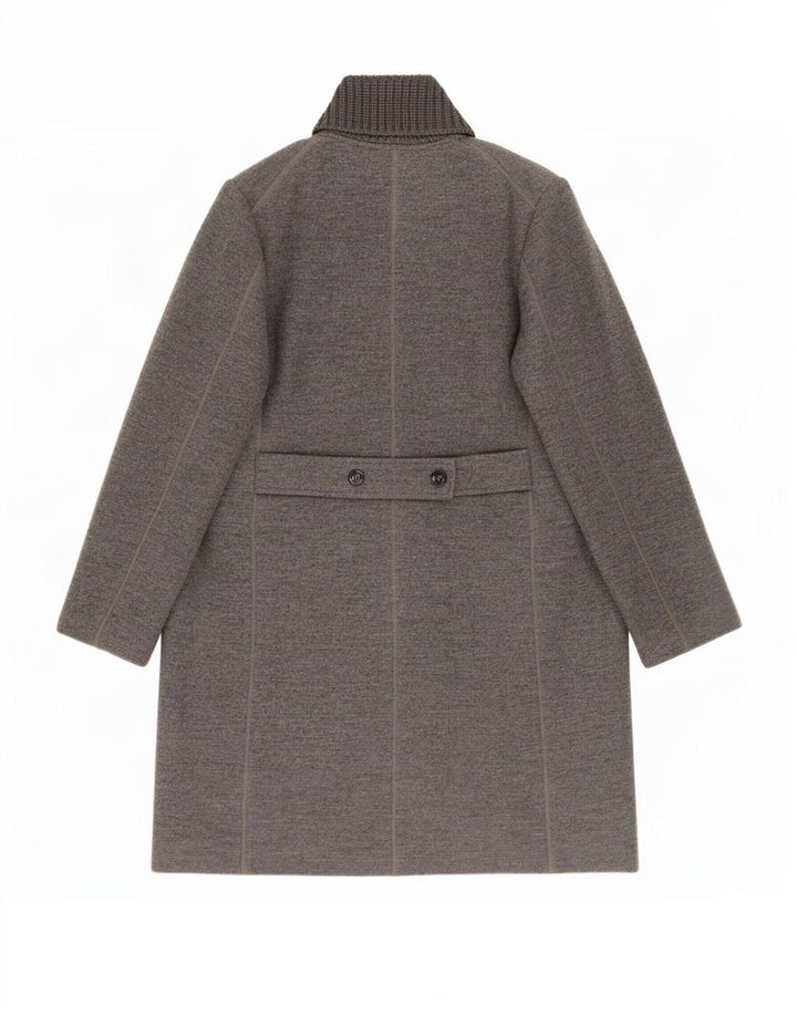 Γυναικείο Πανωφόρι Fay UK 18 XL Γκρι Παρθένο Μαλλί