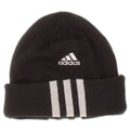 Καπέλο Adidas Boys Beanie One Size Μαύρο ριγέ πολυεστέρας