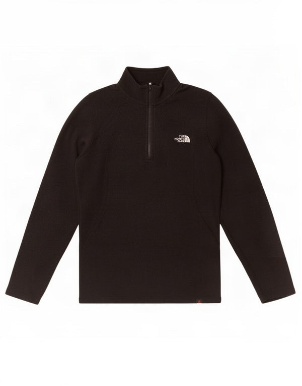 The North Face γυναικείο φερμουάρ Fleece Jumper UK 10 Small Black Polyester