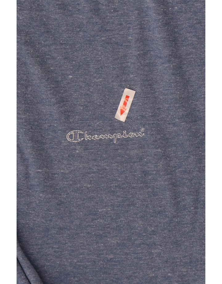 Ανδρικό T-Shirt Champion Top XL Blue Flecked Cotton