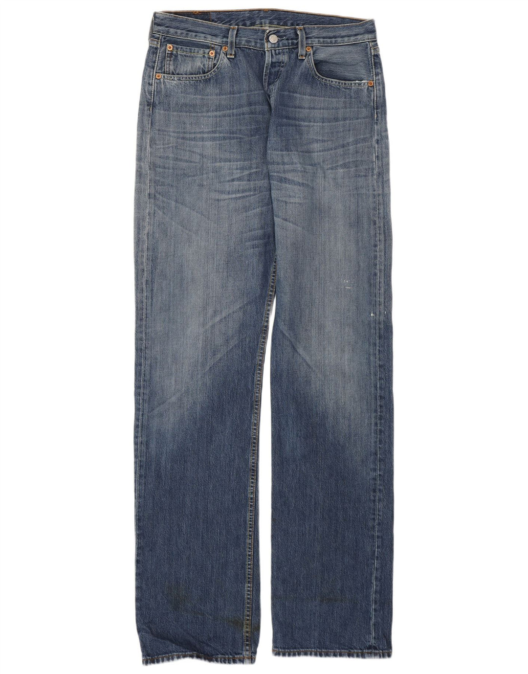Levi's Mens 501 Straight Jeans W33 L36 Blue