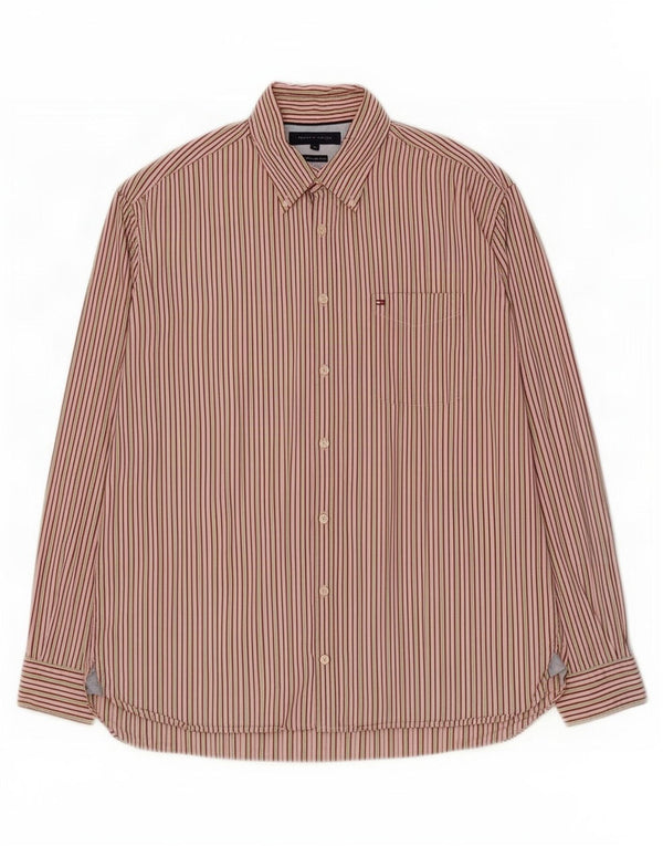 Ανδρικό πουκάμισο Tommy Hilfiger XL Πολύχρωμο Βαμβακερό με ρίγες