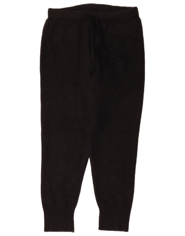 Zara Γυναικεία φόρμα παντελόνι Joggers UK 14 Medium Black Viscose