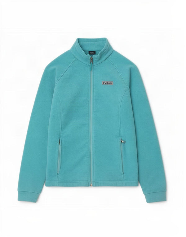 Columbia Girls Fleece Jacket 15-16 Years XL Blue Polyester