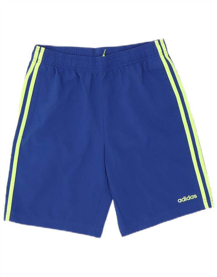 Adidas Boys Sport Short 15-16 Years Blue Polyester