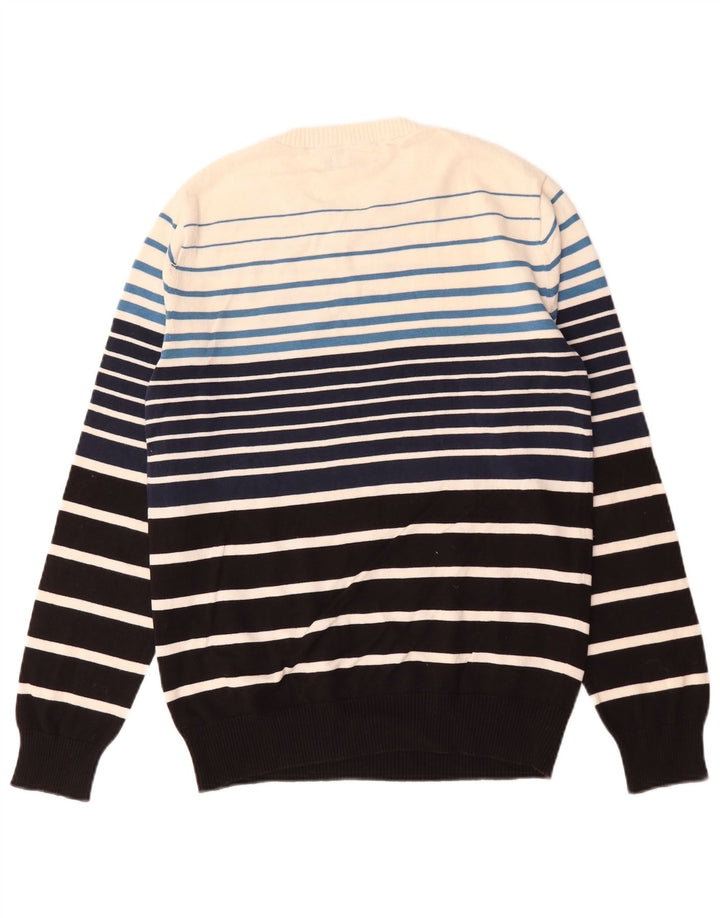 Jack & Jones Ανδρικό πουλόβερ με λαιμόκοψη μεσαίου μαύρου χρώματος βαμβακερό