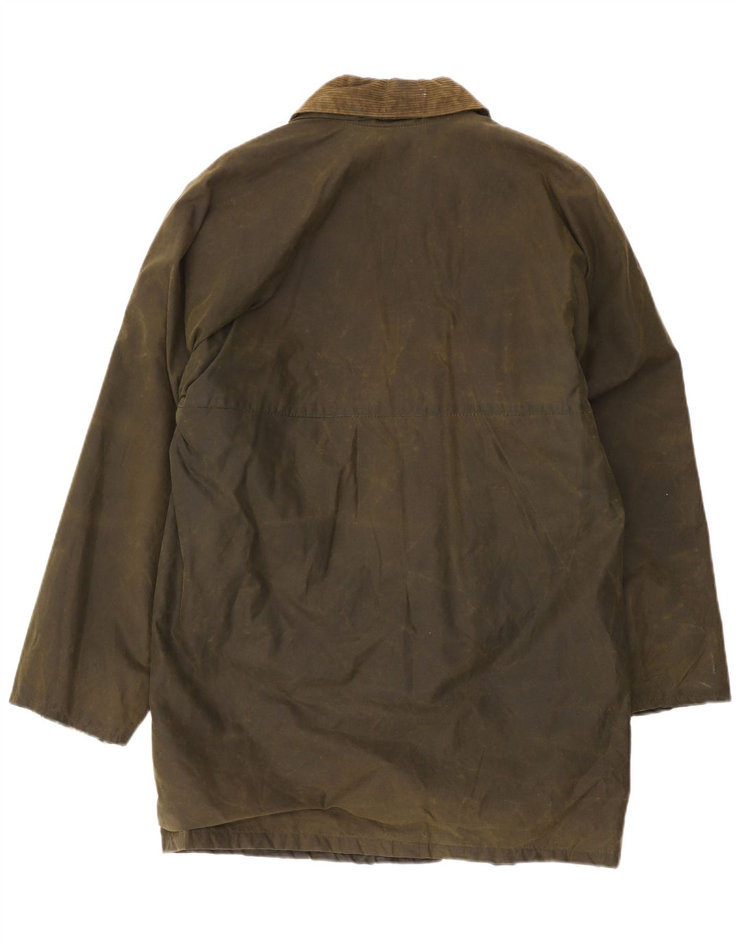 Vintage Ανδρικό κερωμένο βαμβακερό παλτό UK 38 Medium Khaki