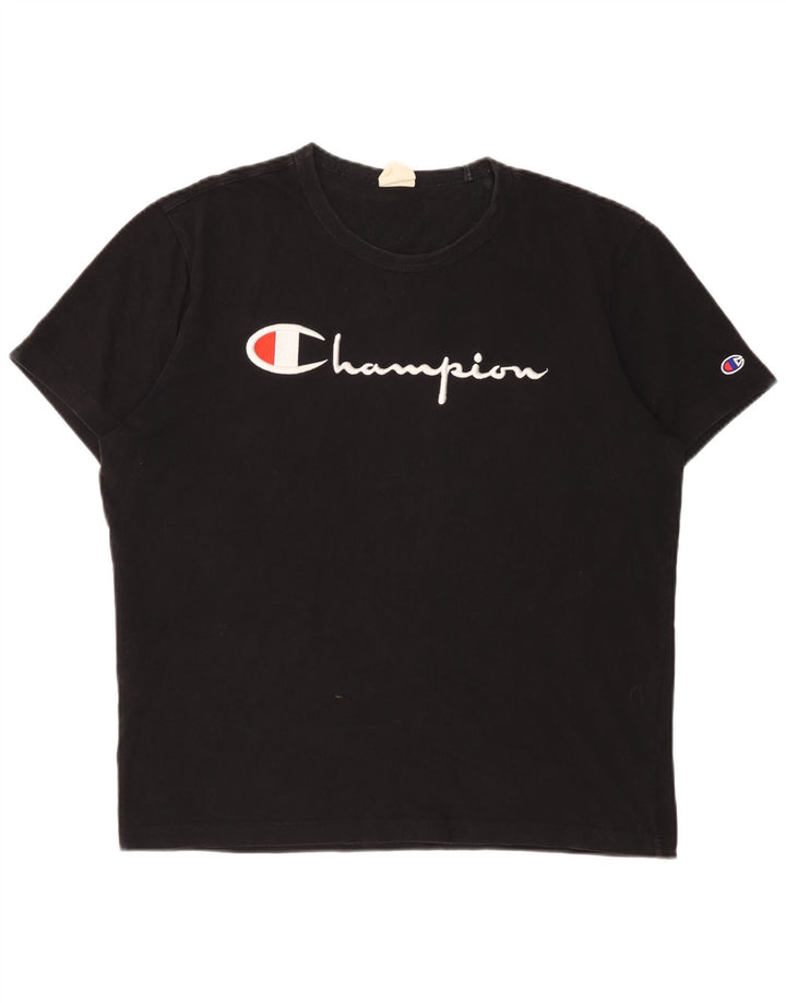 Ανδρικό γραφικό T-Shirt Champion Top XL Μαύρο