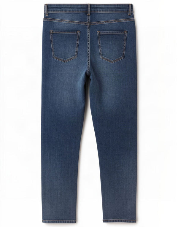 Marks & Spencer Womens The Lily Slim Jeans UK 16 Large W34 L29 Blue Cotton
