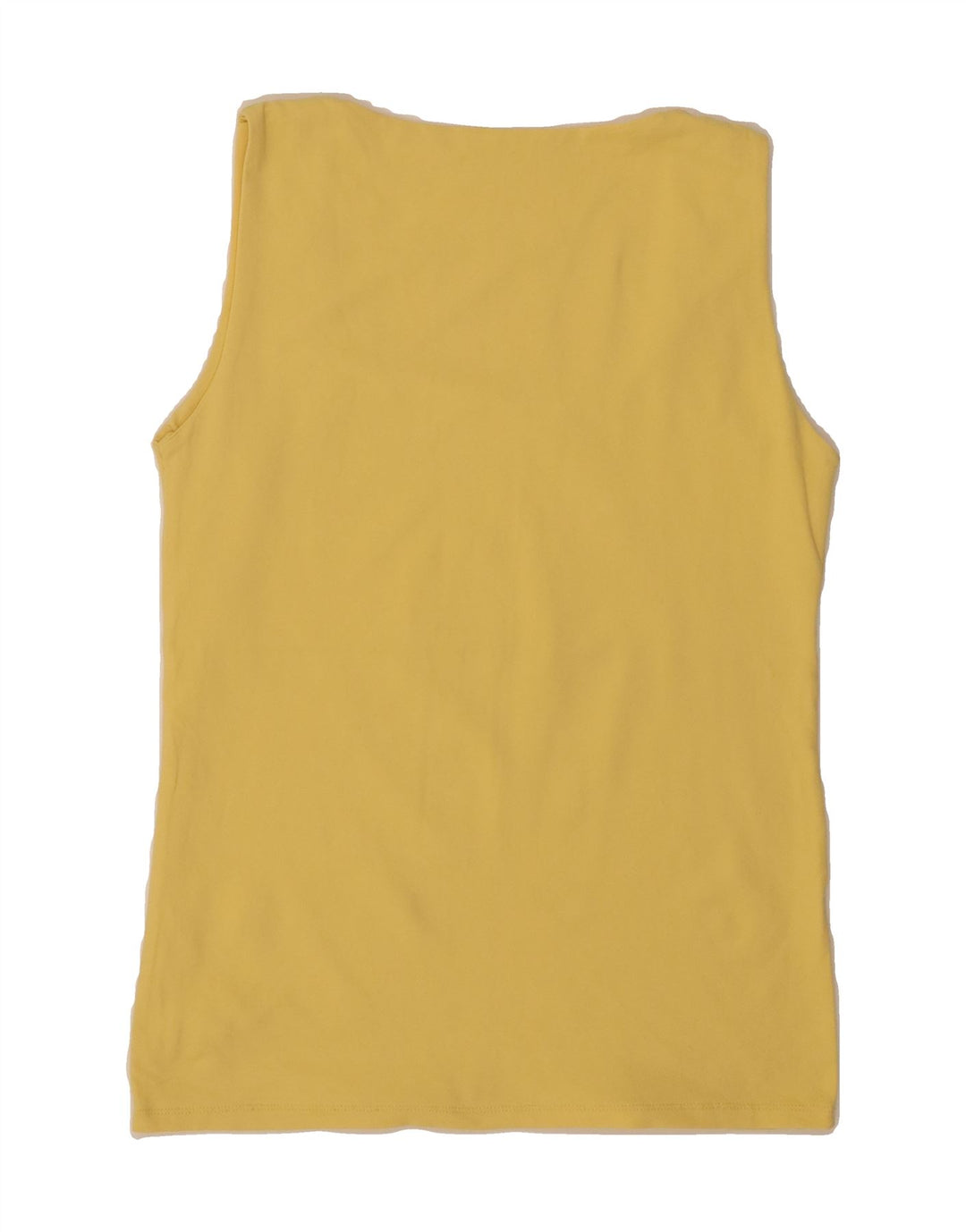 ZARA Womens Vest Top UK 14 Large Yellow Vintage Zara and Second-Hand Zara from Messina Hembry 