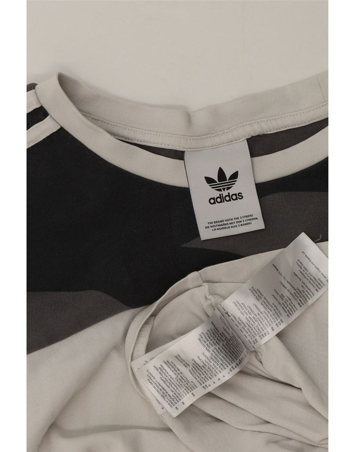 Ανδρικό T-Shirt Adidas Top Small White Camouflage Βαμβακερό