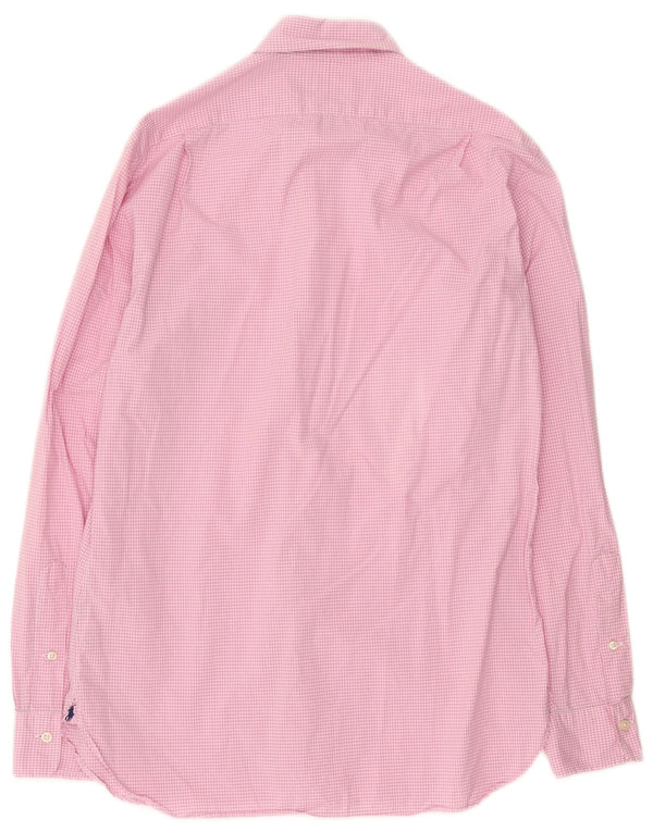 Polo Ralph Lauren Ανδρικό πουκάμισο Slim Fit Μέγεθος 39 15 1/2 Medium Pink Gingham