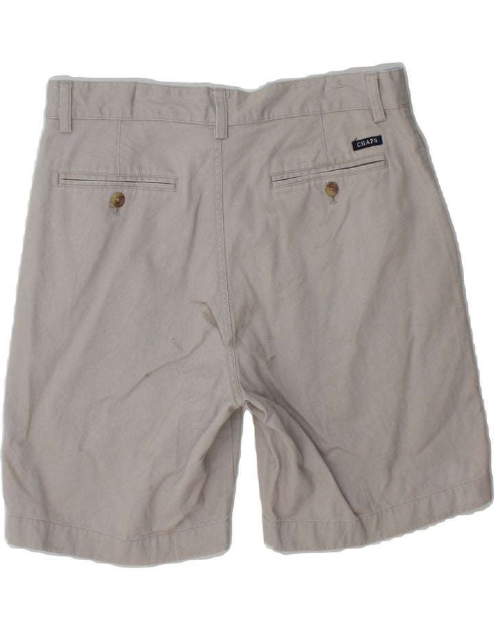 CHAPS Mens Chino Shorts W32 Medium Grey Cotton Vintage Chaps and Second-Hand Chaps from Messina Hembry 