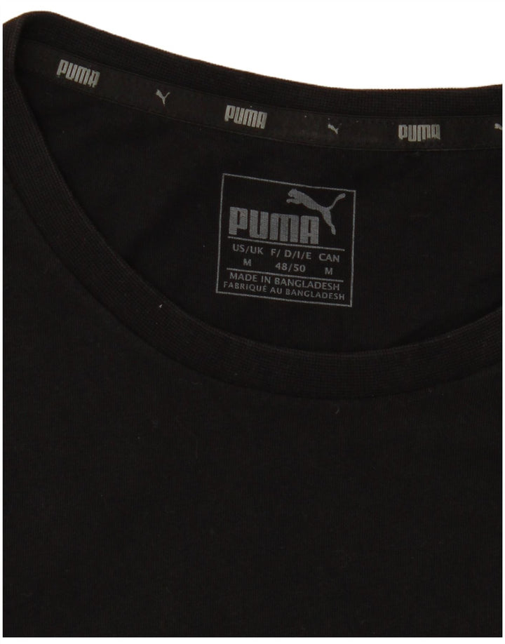Ανδρικό γραφικό T-Shirt Puma Top Medium Μαύρο