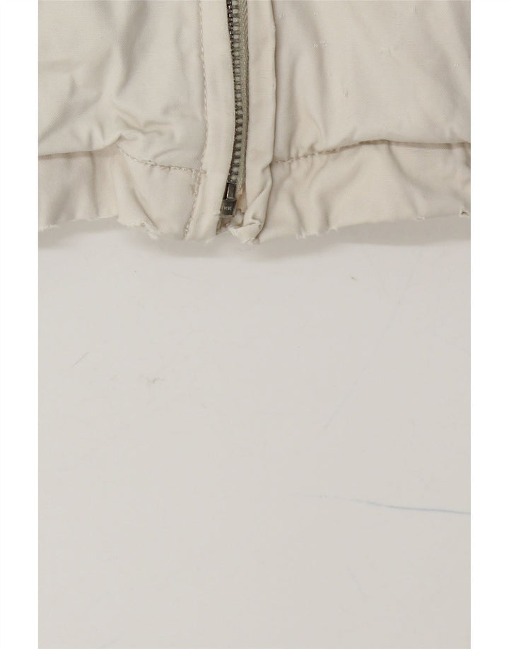 TOMMY HILFIGER Ανδρικό Bomber Jacket UK 42 XL Λευκό βαμβακερό