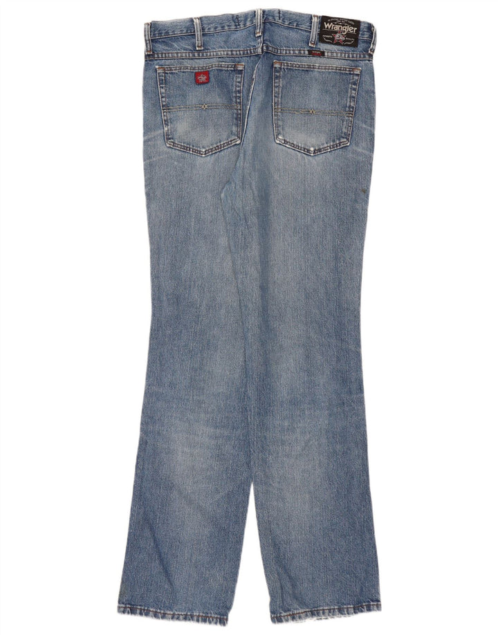 Ανδρικό τζιν WRANGLER ίσιο W36 L34 Μπλε βαμβακερό