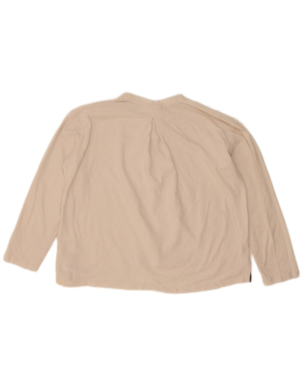 Ted Baker Girls Graphic Top Μακρυμάνικο 12-13 ετών Off White Floral