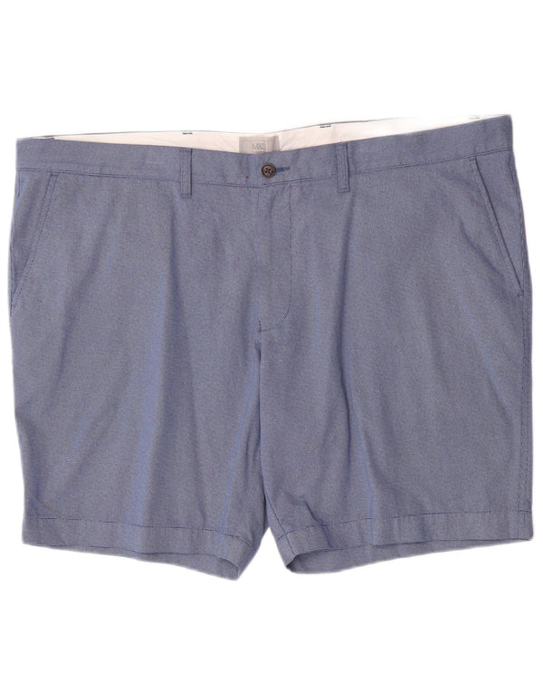 Ανδρικό σορτς Chino Marks & Spencer W44 2XL Μπλε βαμβακερό
