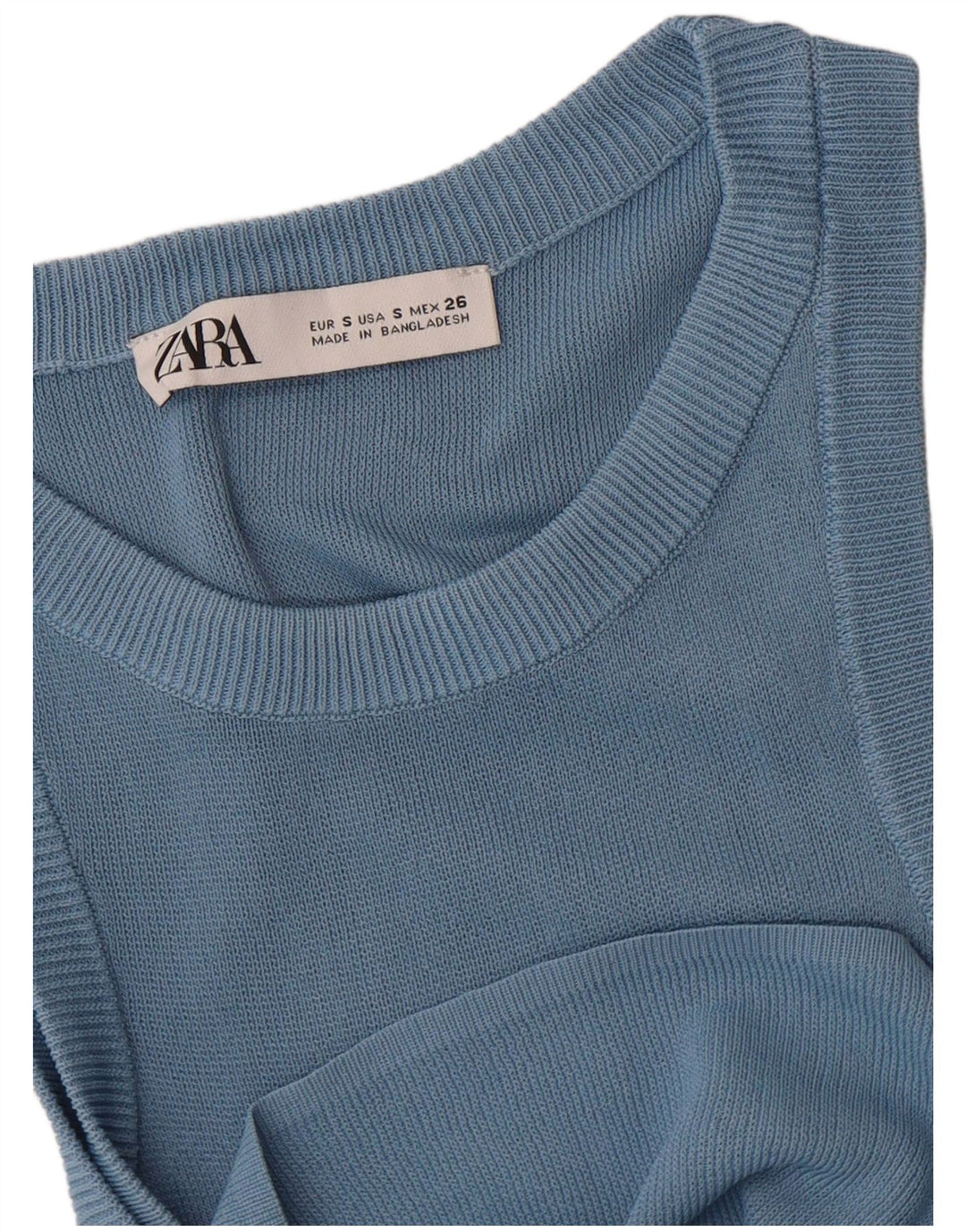 Zara Γυναικείο Γιλέκο Τοπ UK 8 Small Blue