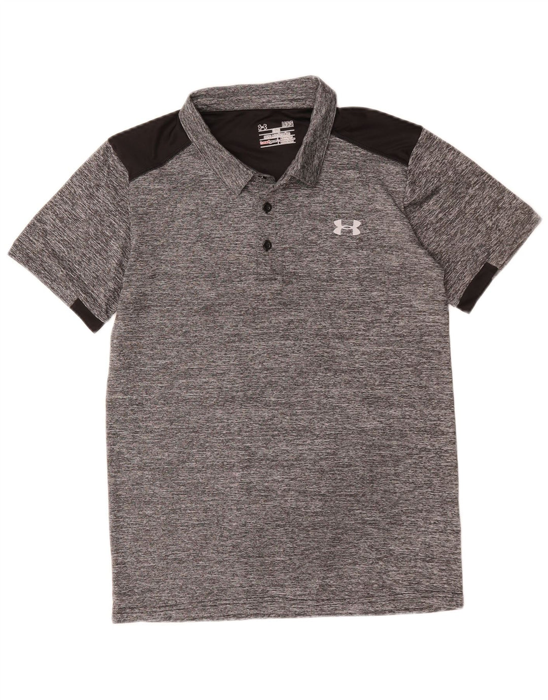 Under Armour Ανδρικό Heat Gear Polo πουκάμισο μεγάλου γκρι χρώματος πολυεστέρας