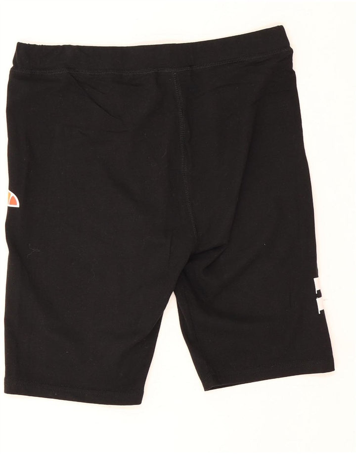Γυναικείο γραφικό αθλητικό σορτς Ellesse UK 14 μεσαίο μαύρο βαμβακερό