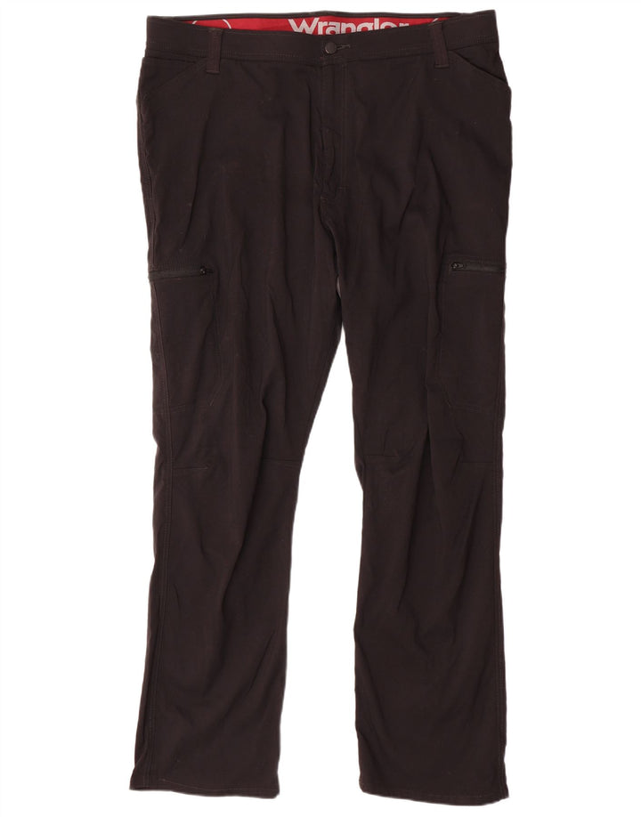 WRANGLER Γυναικείο ίσιο παντελόνι Cargo W42 L30 μαύρο νάιλον