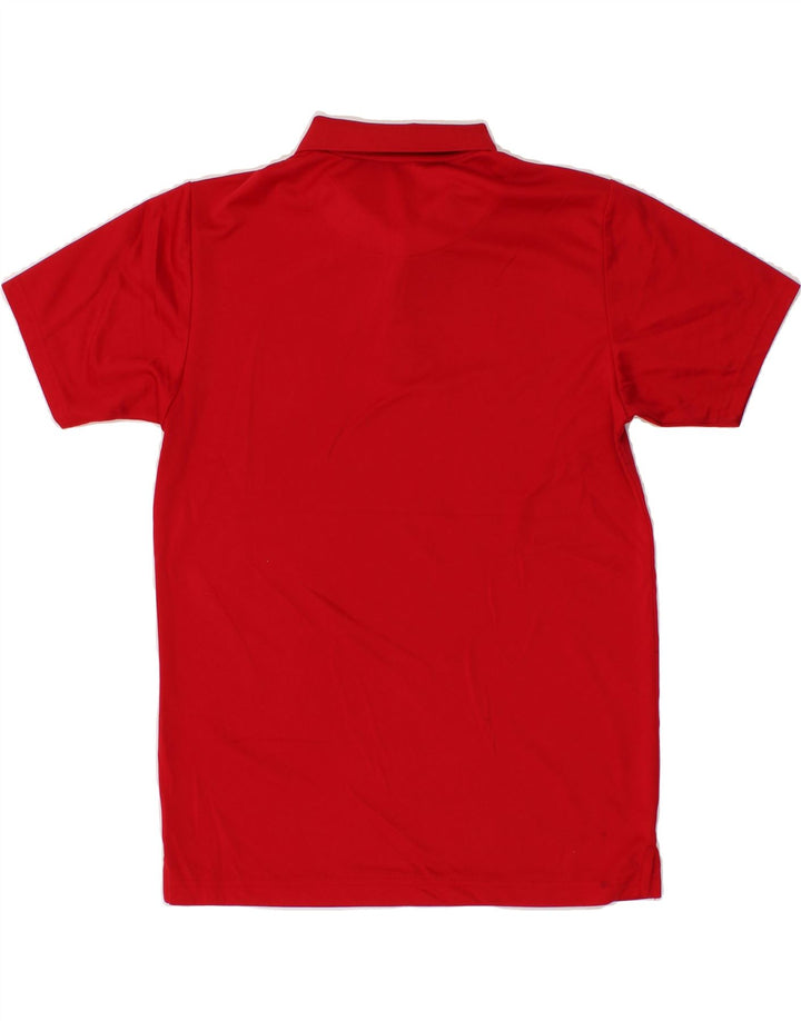 IZOD Boys Polo Shirt 15-16 Years XL Red Polyester Vintage Izod and Second-Hand Izod from Messina Hembry 