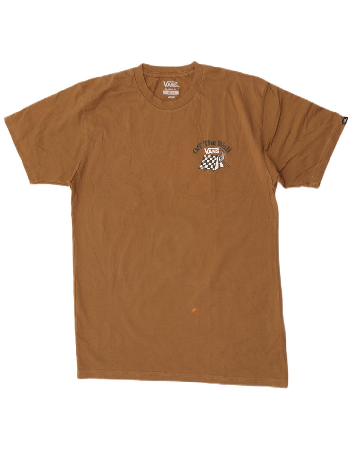 Ανδρικό T-Shirt Vans Classic Fit Top μεσαίο μπεζ βαμβακερό