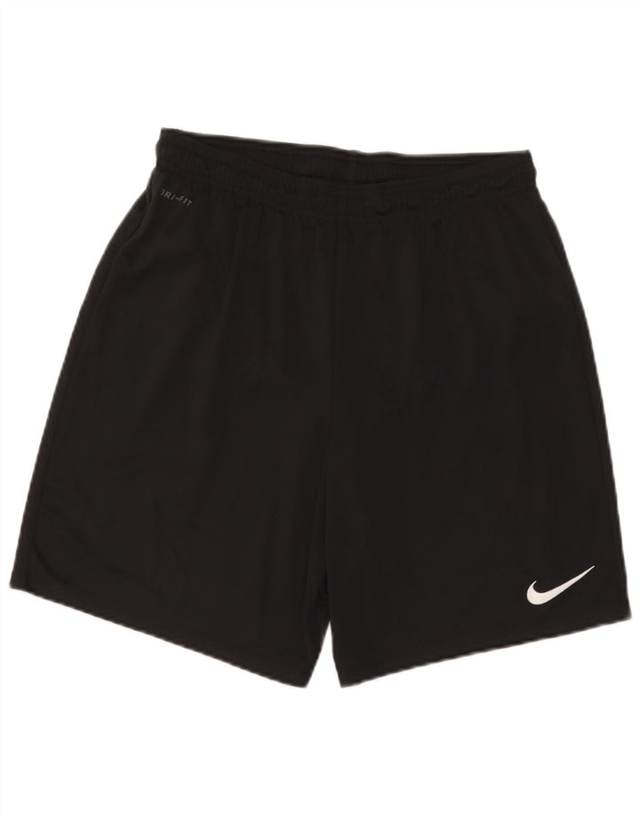 Ανδρικό αθλητικό σορτς Nike Dri Fit, μεγάλο μαύρο πολυεστέρα